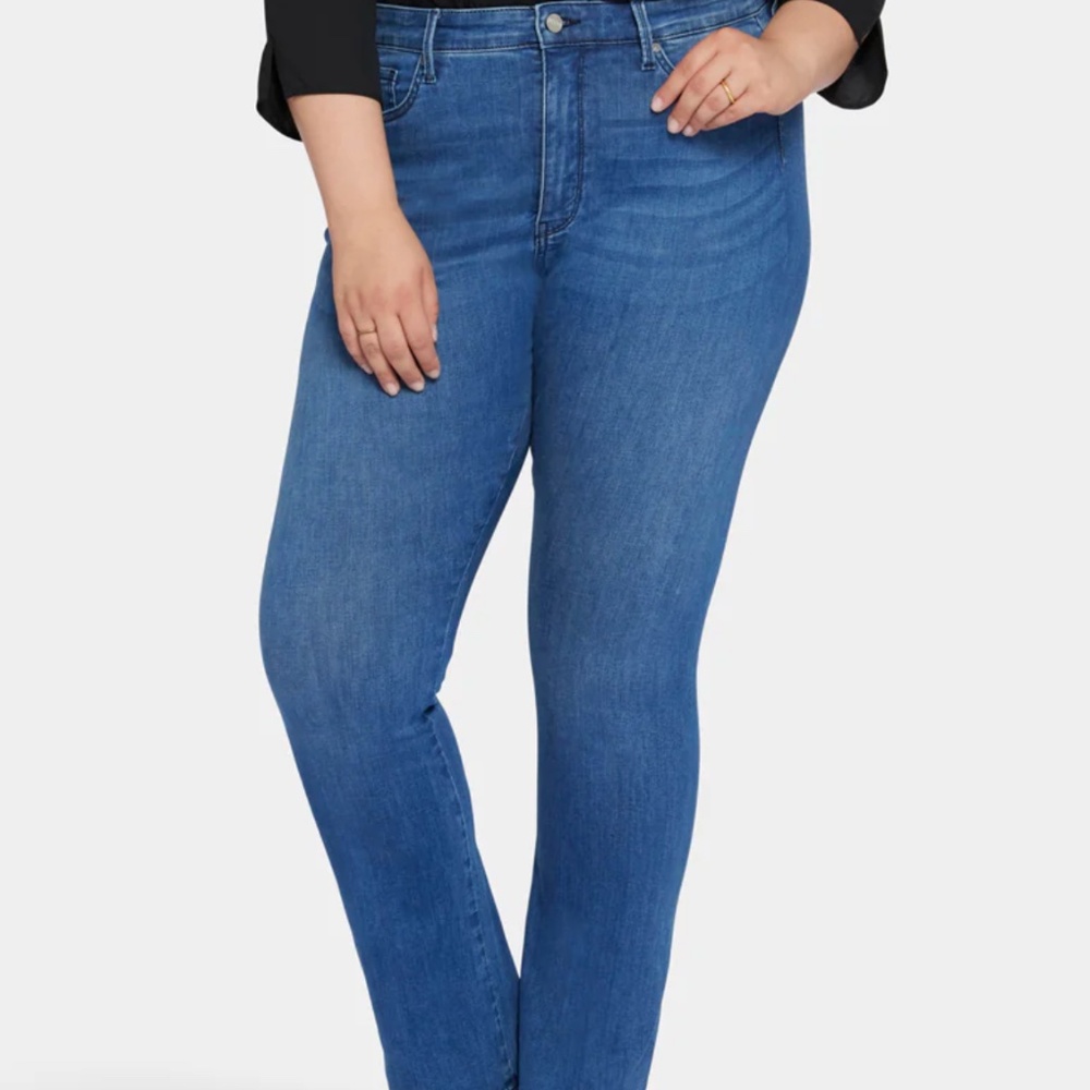 NWT NYDJ Le Silhouette "Amour" Jeans Size 18WL - Slim Bootcut Long